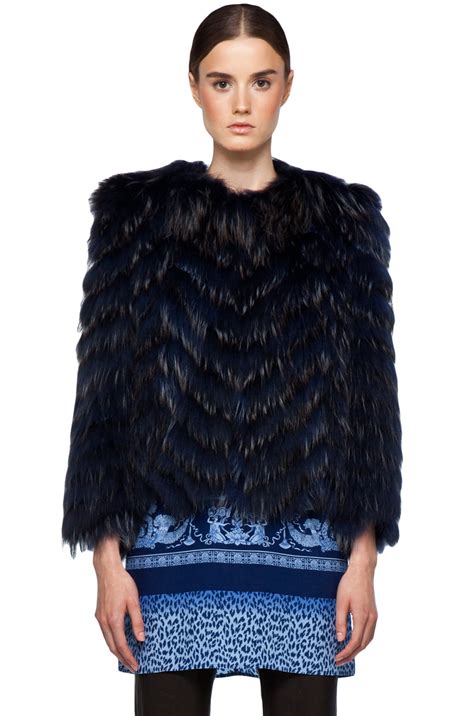 versace fur coat|versace coats for women.